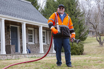 Domino Fuel delivery driver who has been serving Levittown routes for years